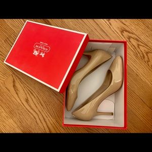 Coach Beige Heels